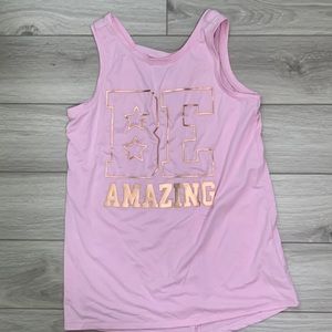 Girls “be amazing” tank top